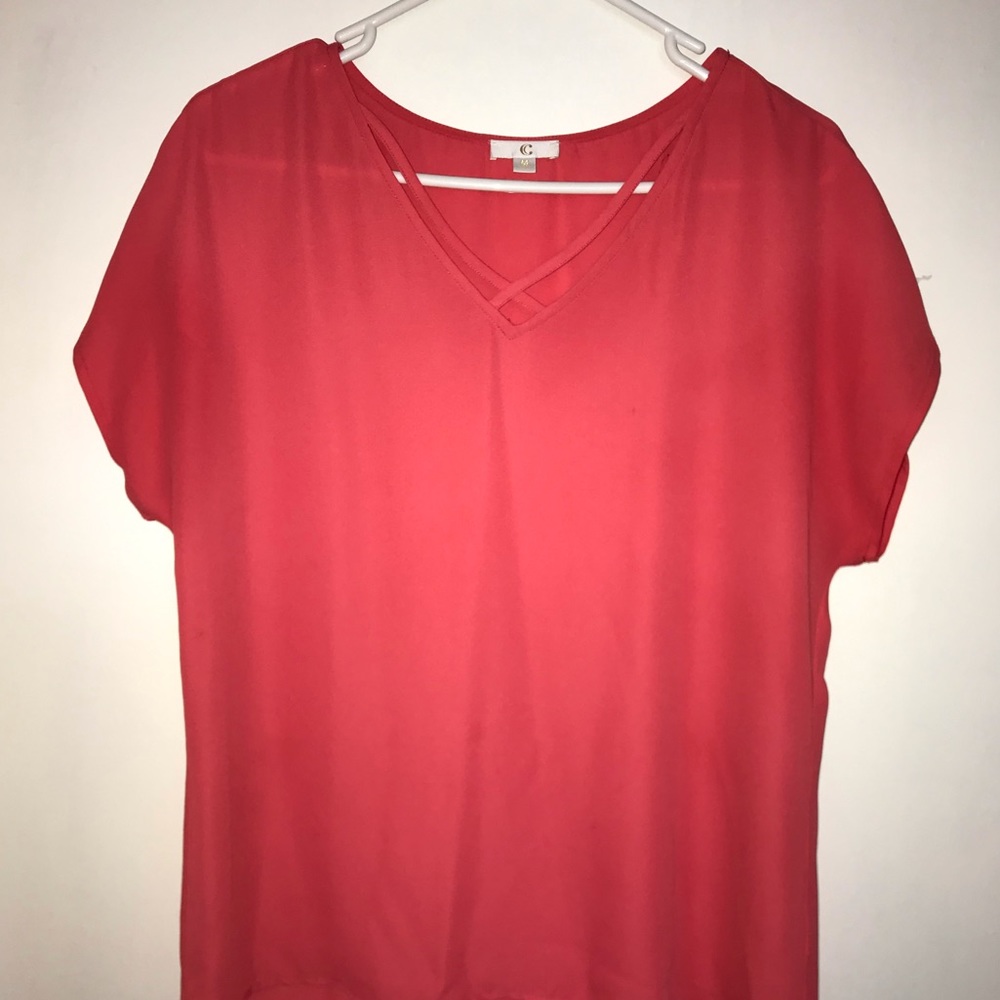Pink blouse